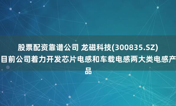股票配资靠谱公司 龙磁科技(300835.SZ)：目前公司着力开发芯片电感和车载电感两大类电感产品